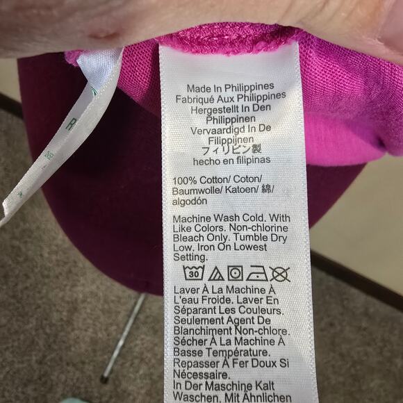 Women's J. Crew "Girlfriend Tee" Pink Short Sleeve Top | Size Large - Picture 9 of 9